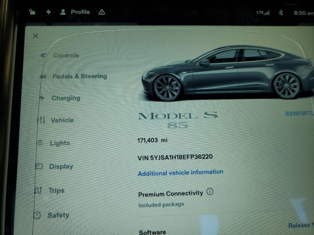 2014 TESLA MODEL S #3261289931