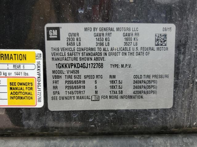 2016 GMC ACADIA SLE 1GKKVPKD4GJ172768