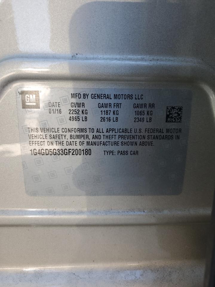 BUICK LACROSSE PREMIUM