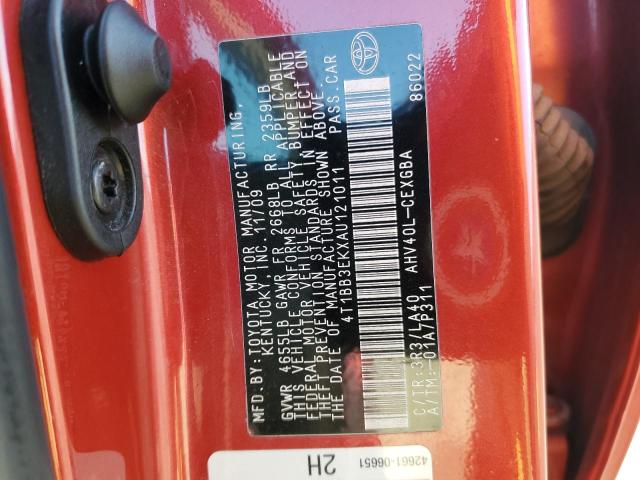 2010 TOYOTA CAMRY HYBR #3281438984