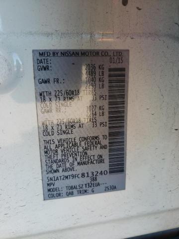 2015 NISSAN ROGUE S #3301767337