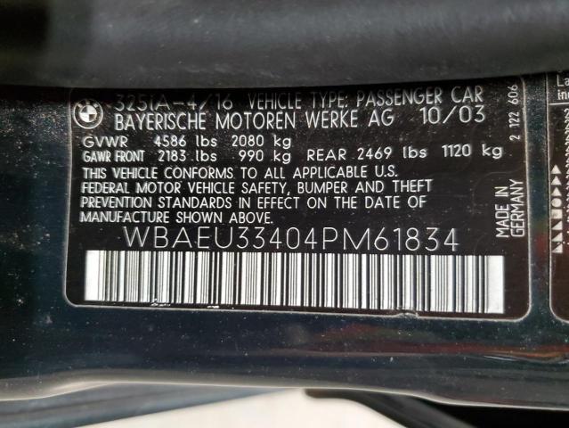 2004 BMW 325 XI #3286667288