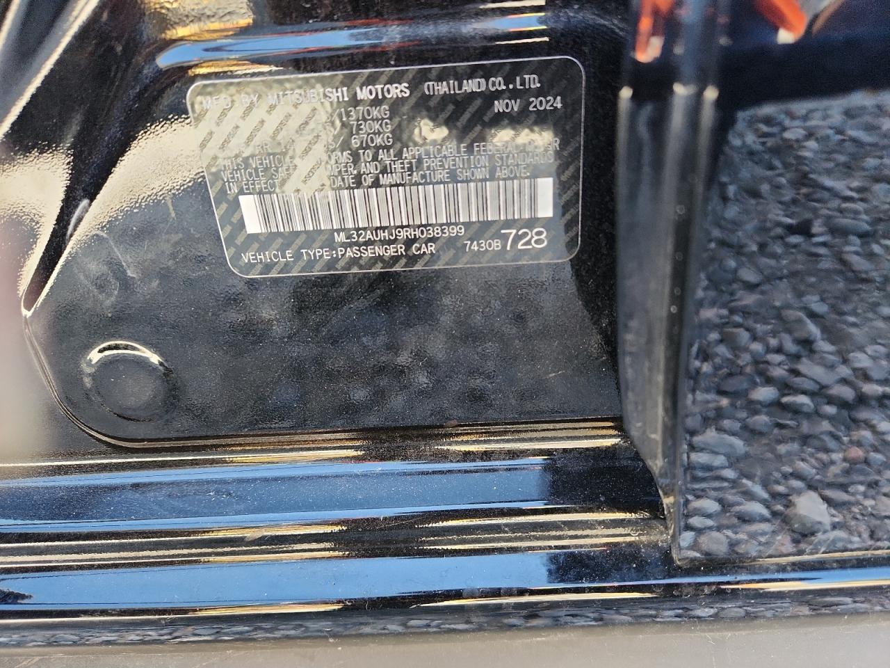 MITSUBISHI MIRAGE ES