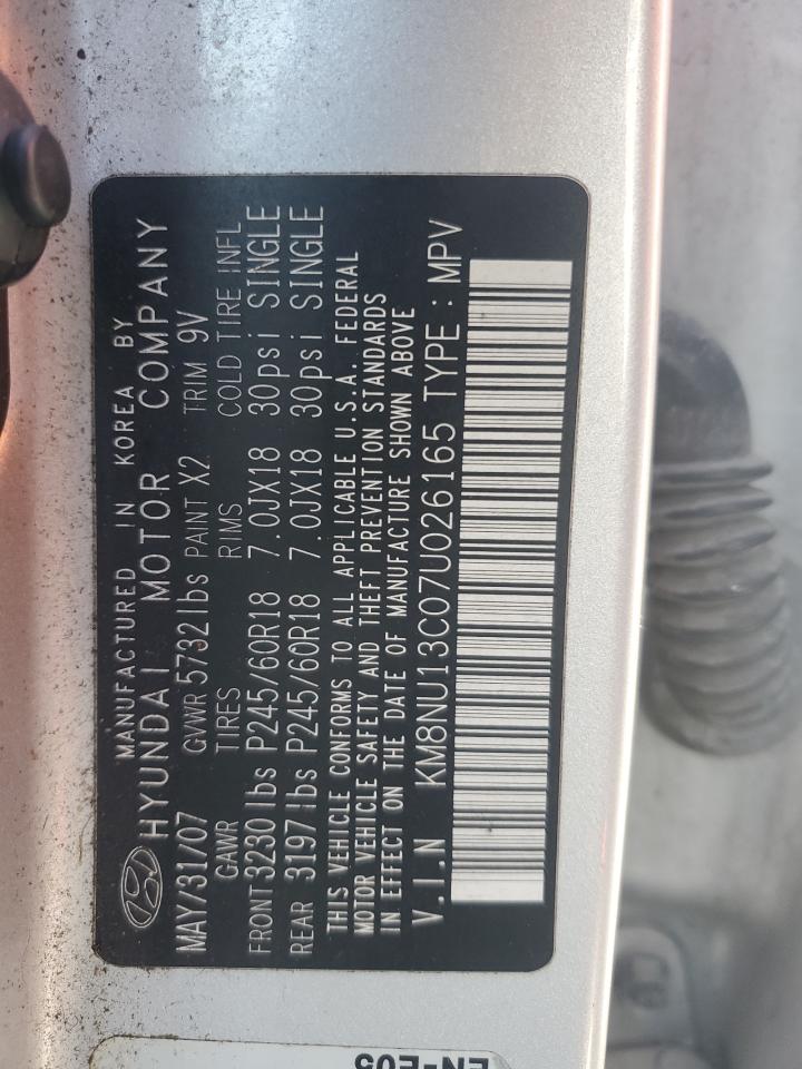 Lot #3284024808 2007 HYUNDAI VERACRUZ G