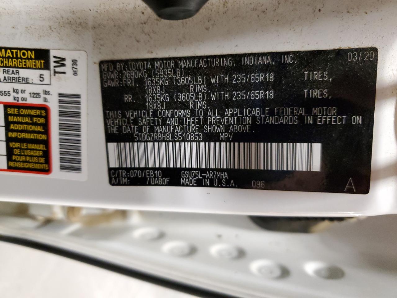 TOYOTA HIGHLANDER XLE