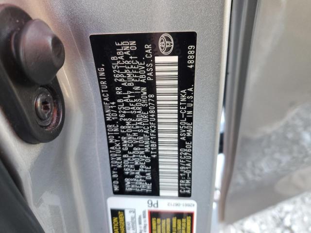 2015 TOYOTA CAMRY LE - 4T1BF1FK3FU480778