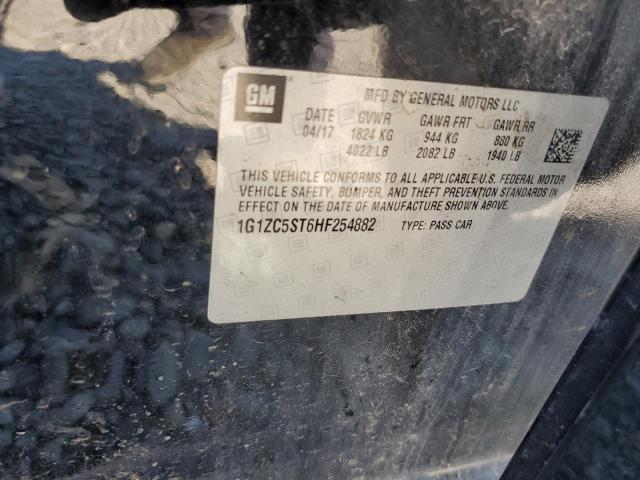 2017 CHEVROLET MALIBU LS 1G1ZC5ST6HF254882