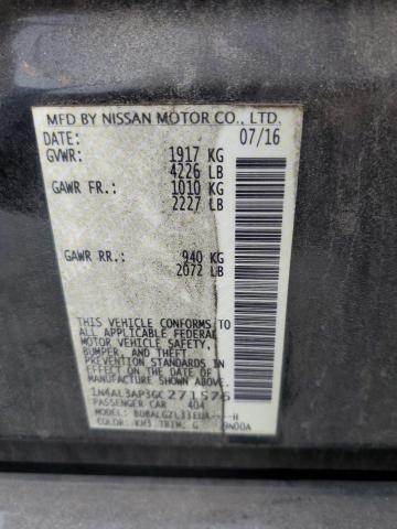 2016 NISSAN ALTIMA 2.5 - 1N4AL3AP3GC271576