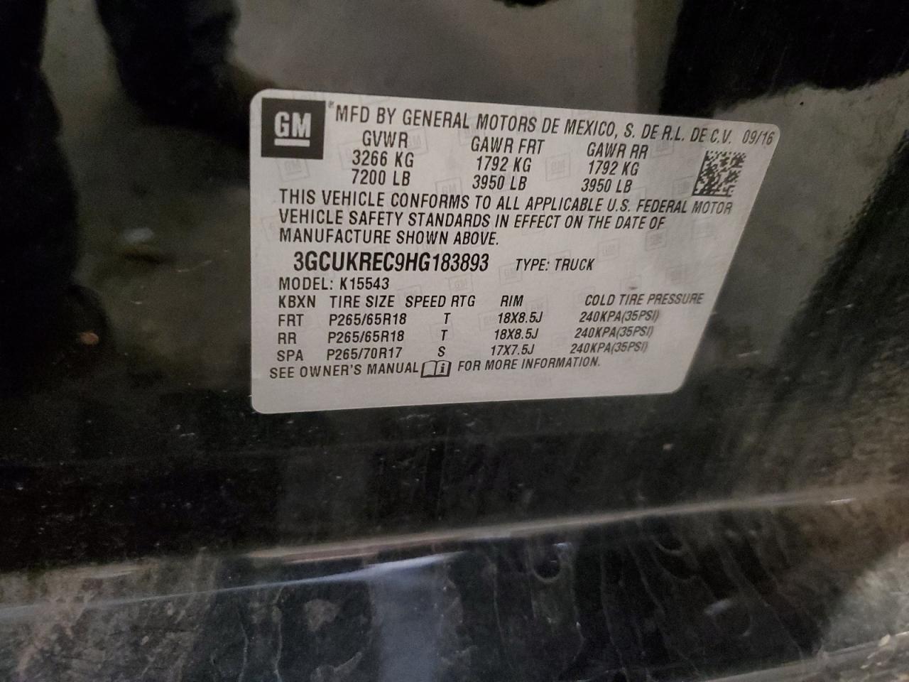 CHEVROLET SILVERADO 1500 K1500 LT