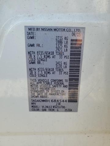 2015 NISSAN PATHFINDER - 5N1AR2MM8FC684544