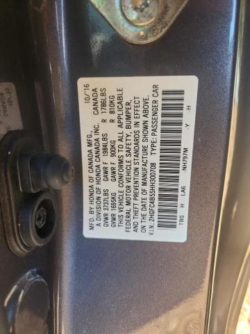 2017 HONDA CIVIC LX - 2HGFC4B55HH300708