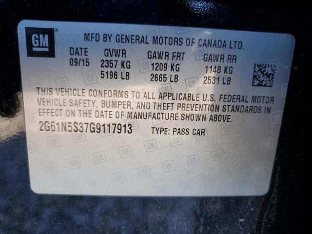 2016 CADILLAC XTS LUXURY - 2G61N5S37G9117913