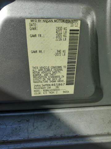 2013 NISSAN ALTIMA 2.5 - 1N4AL3AP9DN465867