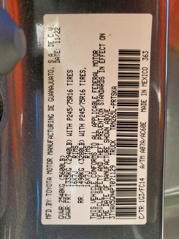 TOYOTA TACOMA DOUBLE CAB