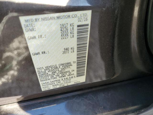 2016 NISSAN ALTIMA 2.5 1N4AL3AP9GN336385