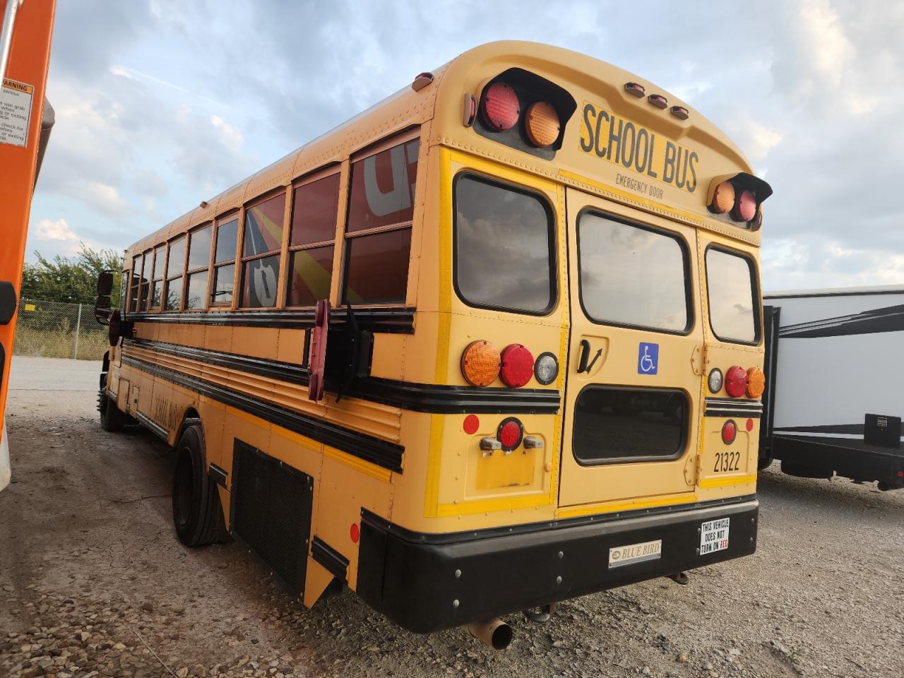 Lot #3305292310 2012 BLUE BIRD SCHOOL BUS
