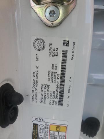 2017 HONDA CR-V TOURI - 2HKRW2H96HH114541