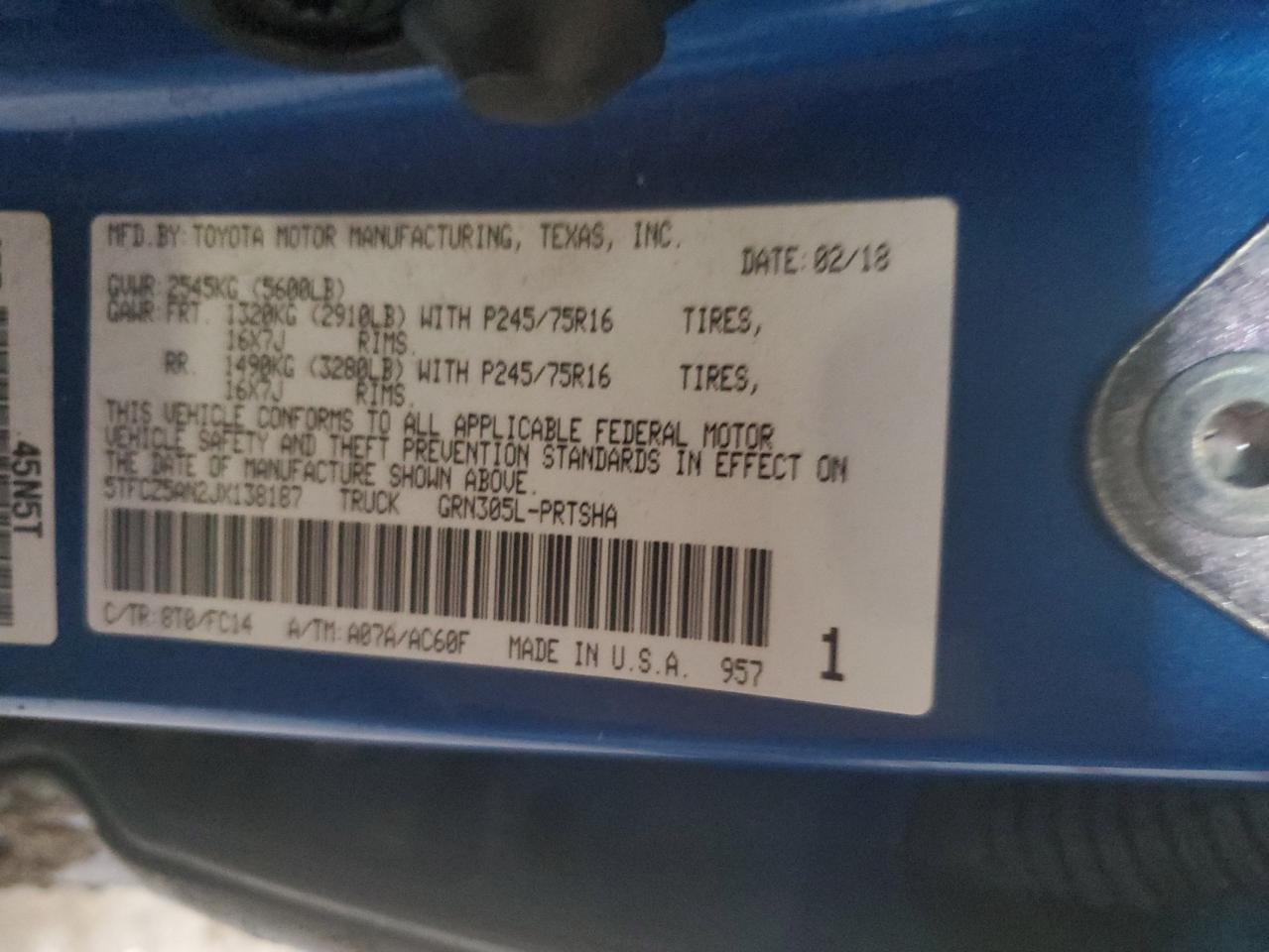 TOYOTA TACOMA DOUBLE CAB