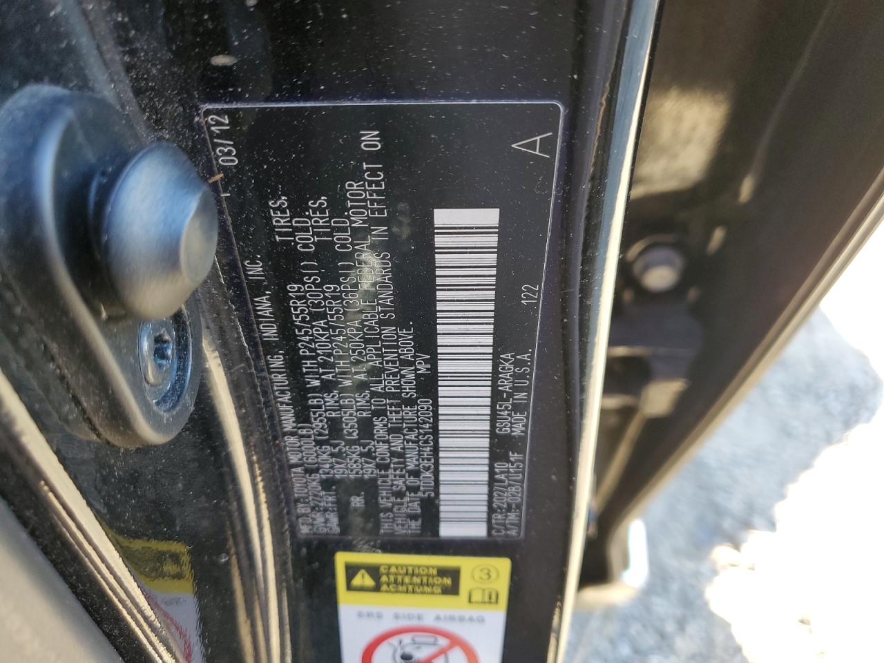 TOYOTA HIGHLANDER LIMITED