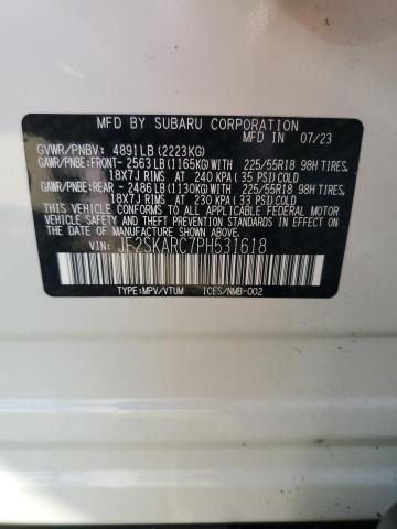 2023 SUBARU FORESTER T #3270905463