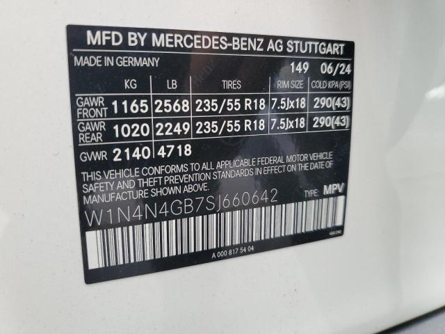 2025 MERCEDES-BENZ GLA 250 - W1N4N4GB7SJ660642