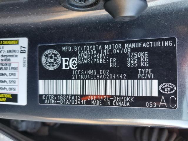 2010 TOYOTA COROLLA MA - 2T1KU4EE9AC204442