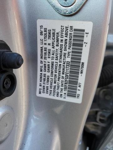 2015 HONDA CIVIC LX - 19XFB2F53FE117333