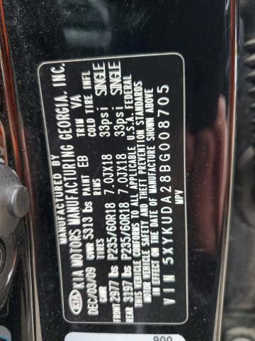 2011 KIA SORENTO EX - 5XYKUDA28BG008705