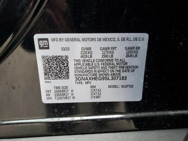 2025 CHEVROLET EQUINOX LT - 3GNAXHEG9SL307183