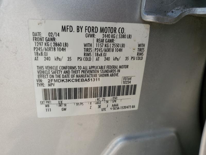 2014 FORD EDGE LIMIT - 2FMDK3KC9EBA51311