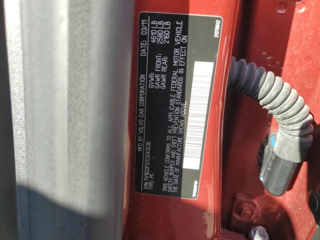 2012 VOLVO S60 T5 - YV1622FS7C2043536