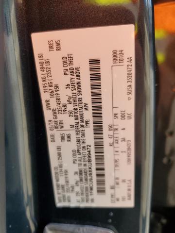 2019 FORD ESCAPE TIT - 1FMCU9J9XKUB99472