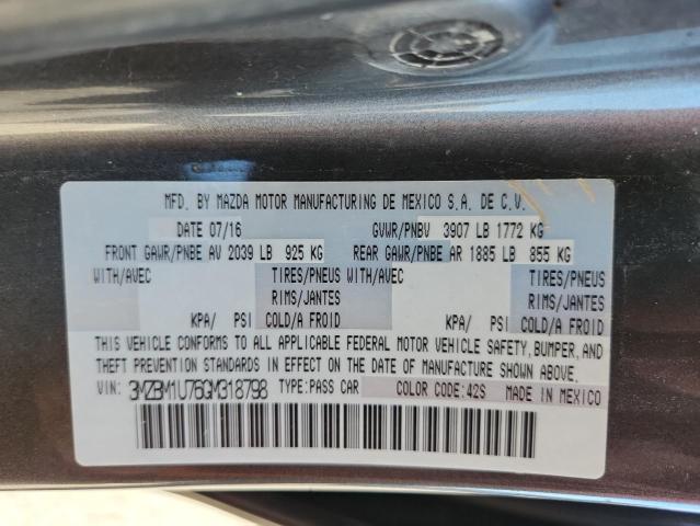 2016 MAZDA 3 SPORT - 3MZBM1U76GM318798