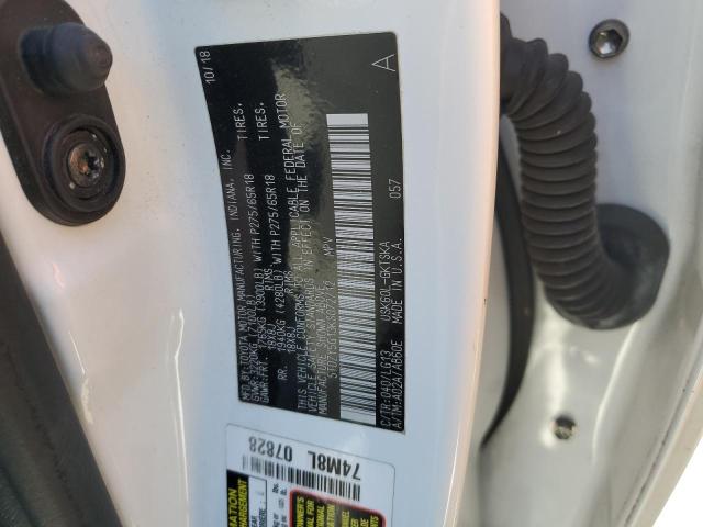 2019 TOYOTA SEQUOIA SR 5TDZY5G13KS072712