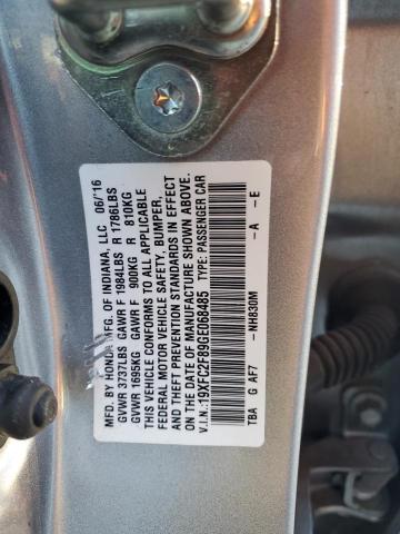 2016 HONDA CIVIC EX 19XFC2F89GE068485