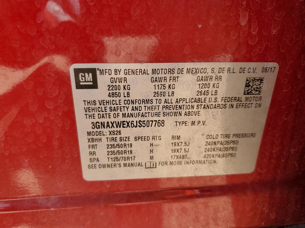 CHEVROLET EQUINOX PREMIER