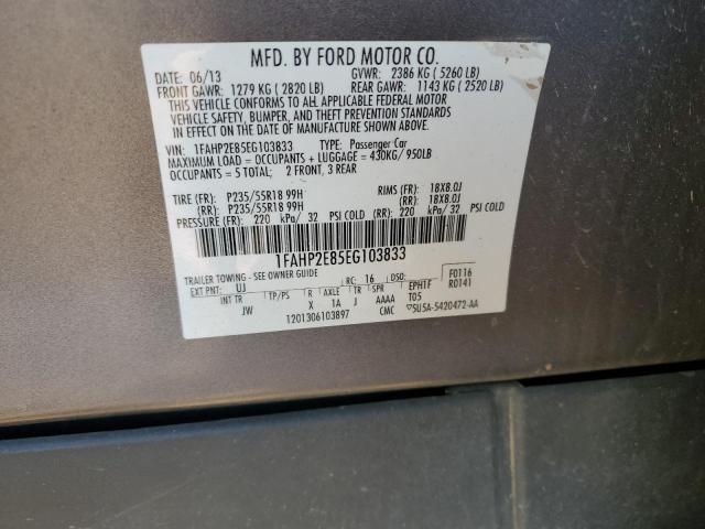 2014 FORD TAURUS SEL - 1FAHP2E85EG103833