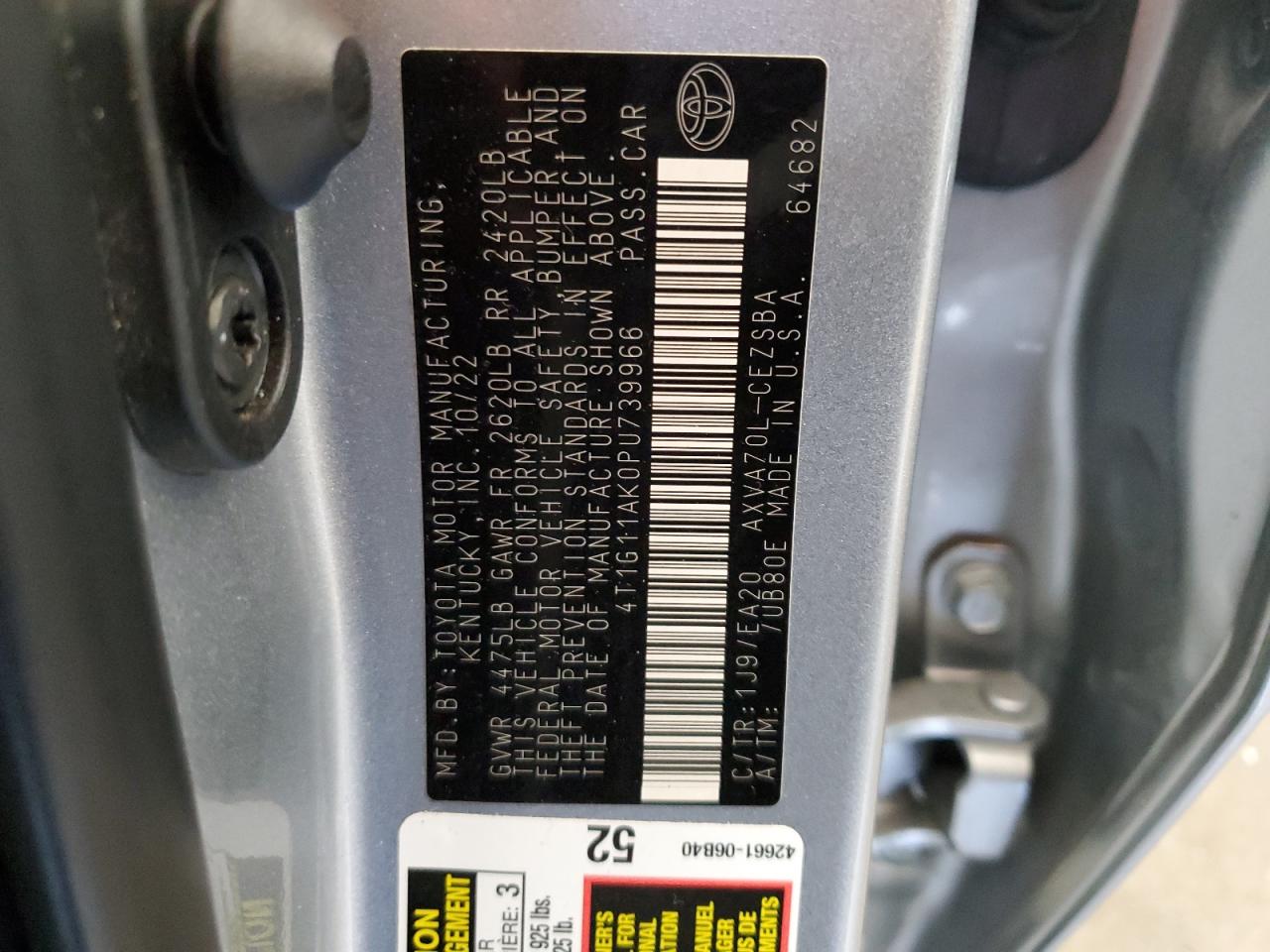 TOYOTA CAMRY SE NIGHT SHADE