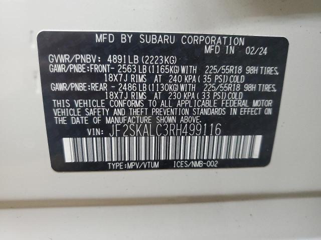 2024 SUBARU FORESTER L - JF2SKALC3RH499116