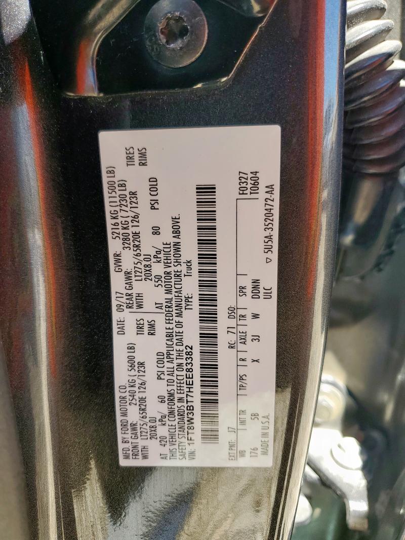 2017 FORD F350 SUPER - 1FT8W3BT7HEE83382