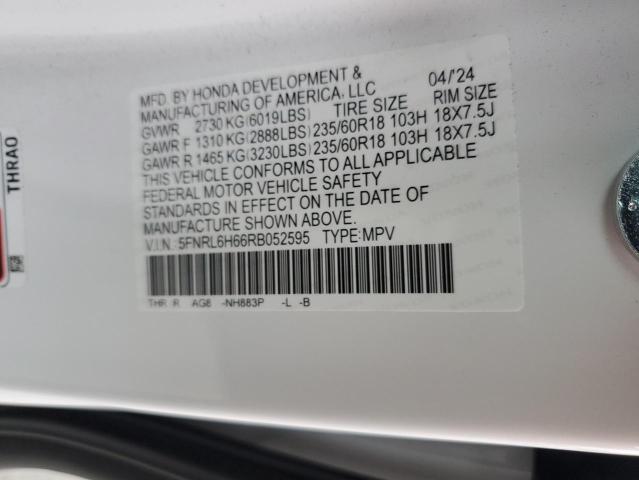 2024 HONDA ODYSSEY EX 5FNRL6H66RB052595