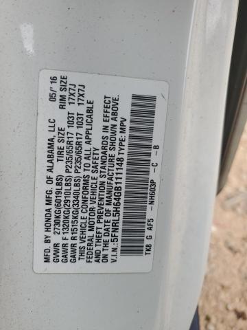 2016 HONDA ODYSSEY EXL - 5FNRL5H64GB111148