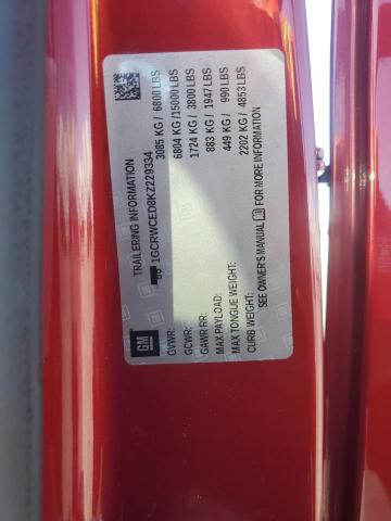 2019 CHEVROLET SILVERADO - 1GCRWCED8KZ229334