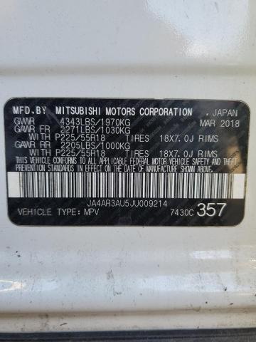 2018 MITSUBISHI OUTLANDER - JA4AR3AU5JU009214