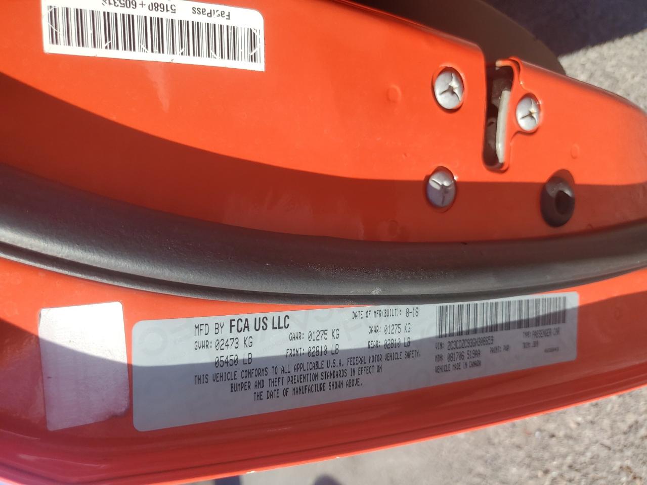 DODGE CHALLENGER SRT HELLCAT