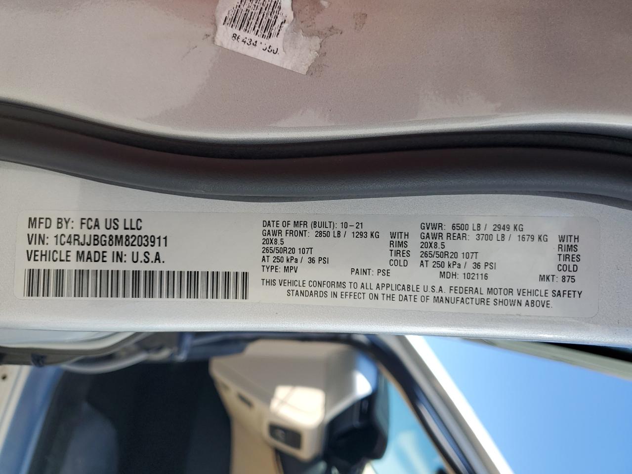 JEEP GRAND CHEROKEE L LIMITED