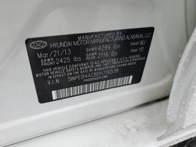 2013 HYUNDAI SONATA GLS #3293533407