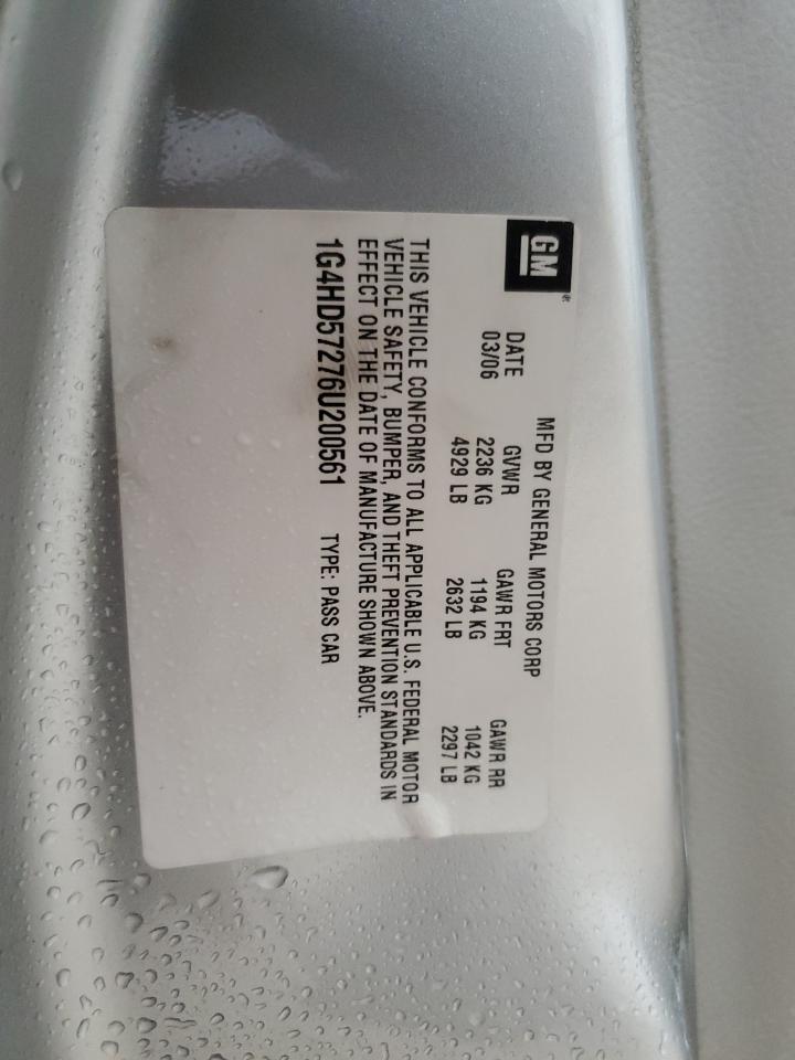 Lot #3278802628 2006 BUICK LUCERNE CX