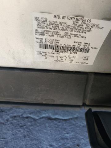 2016 FORD TAURUS SEL 1FAHP2E89GG135784