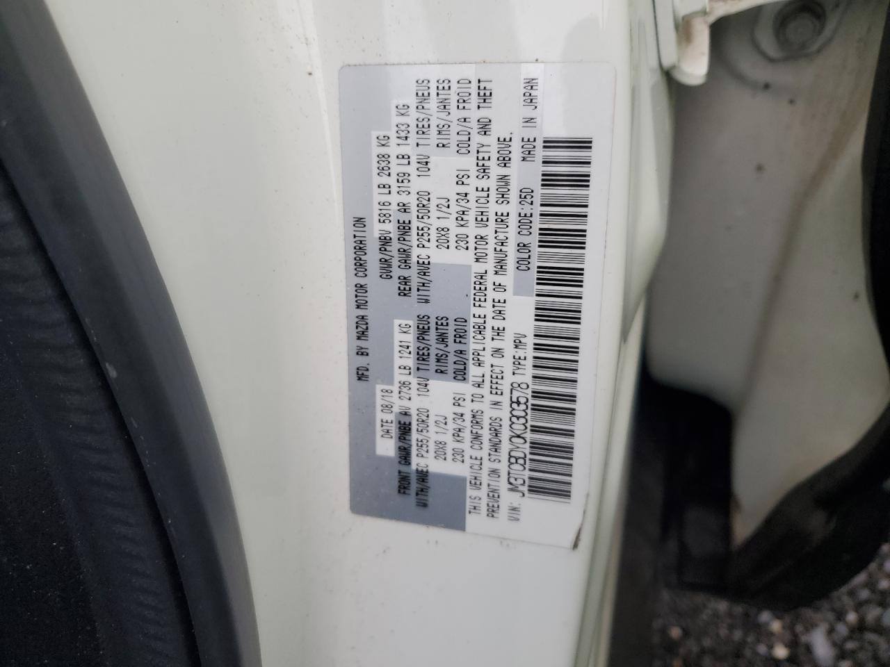 MAZDA CX-9 GRAND TOURING